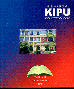 REVISTA KIPPU - BIBLIOTECOLOGIA