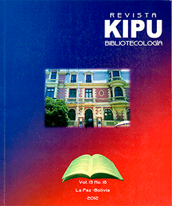 REVISTA KIPU BIBLIOTECOLOGÍA VOL. 13 - Nº 18