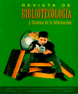 REVISTA DE BIBLIOTECOLOGÍA Y CIENCIAS DE LA INFORMACIÓN VOL. 8 - Nº 12