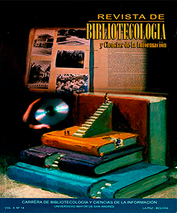 REVISTA DE BIBLIOTECOLOGÍA Y CINCIAS DE LA INFORMCIÓN VOL. 9 - Nº 14