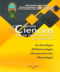 REVISTA CIENCIAS DE LA INFORMACIÓN VOL. 2 - Nueva Época - Nº 2