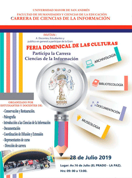 PARTICIPACIÓN FERIA DOMINICAL DE LAS CULTURAS